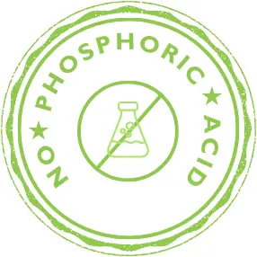 No phosphoric acid is used in our colas. Making sure that your teeth never rot.